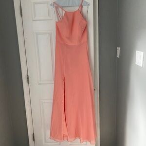 Coral Bridesmaid dress